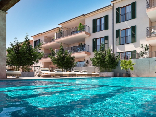 Oli – osiedlowy basen w inwestycji Taylor Wimpey, Capdepera