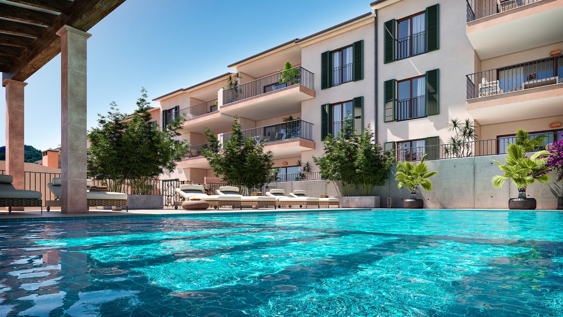 Oli – osiedlowy basen w inwestycji Taylor Wimpey, Capdepera